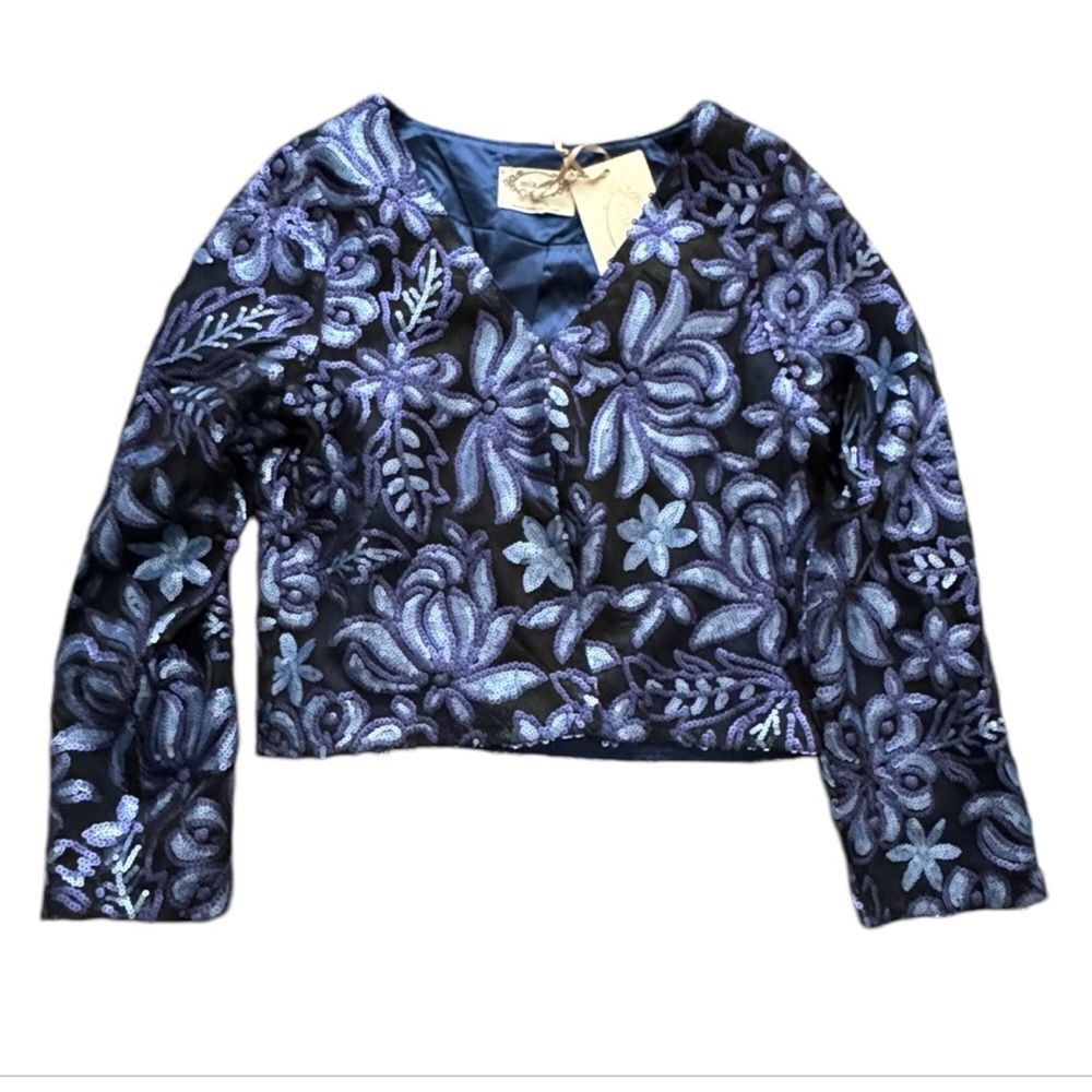 Joyfolie mia joy sequin Bolero size 10 NWT 000033